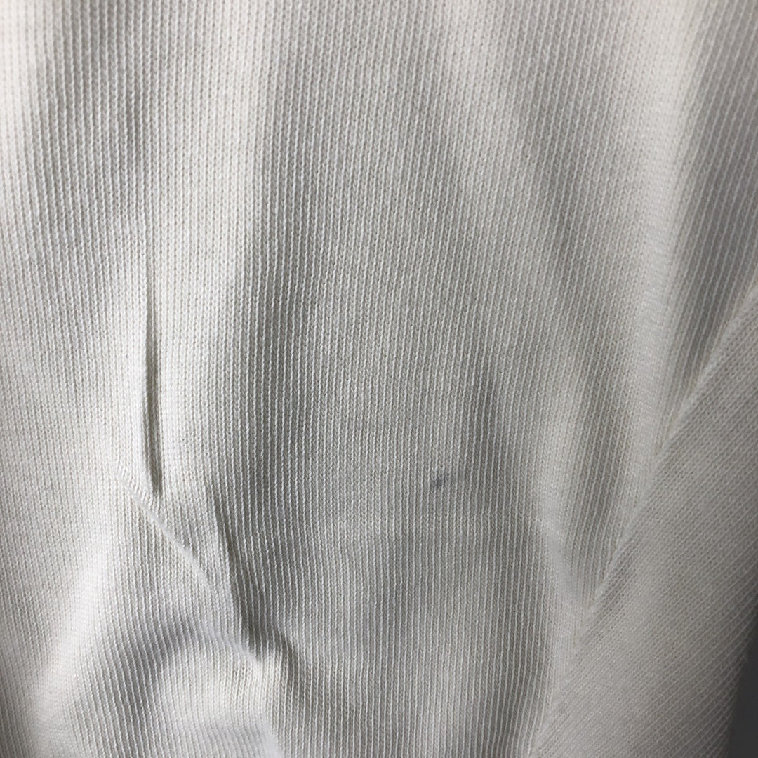 90'S GAP Vintage Long Sleeve Polo Shirt, Men's Size Medium cotton white type Vintage Second Hand