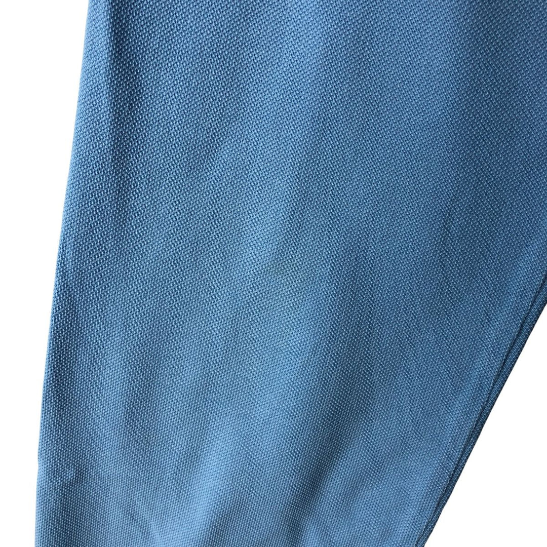 Ralph Lauren POLO by Ralph Lauren CUSTOM FIT long sleeve polo shirt, men's size L cotton Blue type light blue Vintage Second Hand