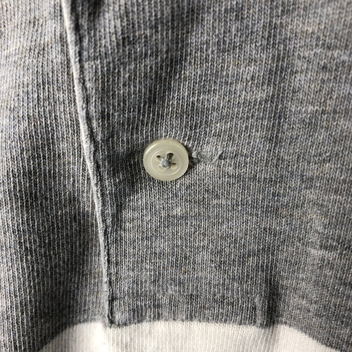 Ralph Lauren POLO by Ralph Lauren long sleeve polo shirt, men's size L cotton gray type Vintage Second Hand