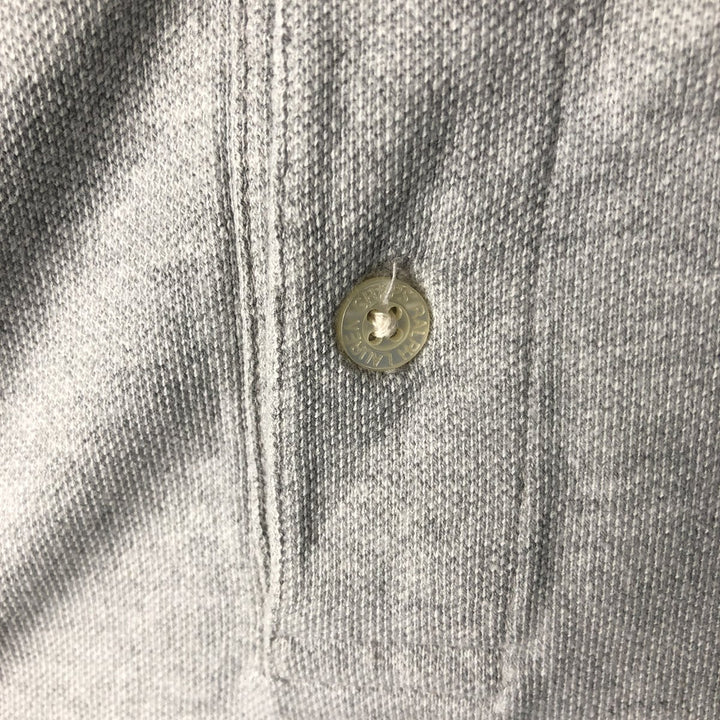 Ralph Lauren CHAPS long-sleeved polo shirt, men's size M cotton gray type Vintage Second Hand
