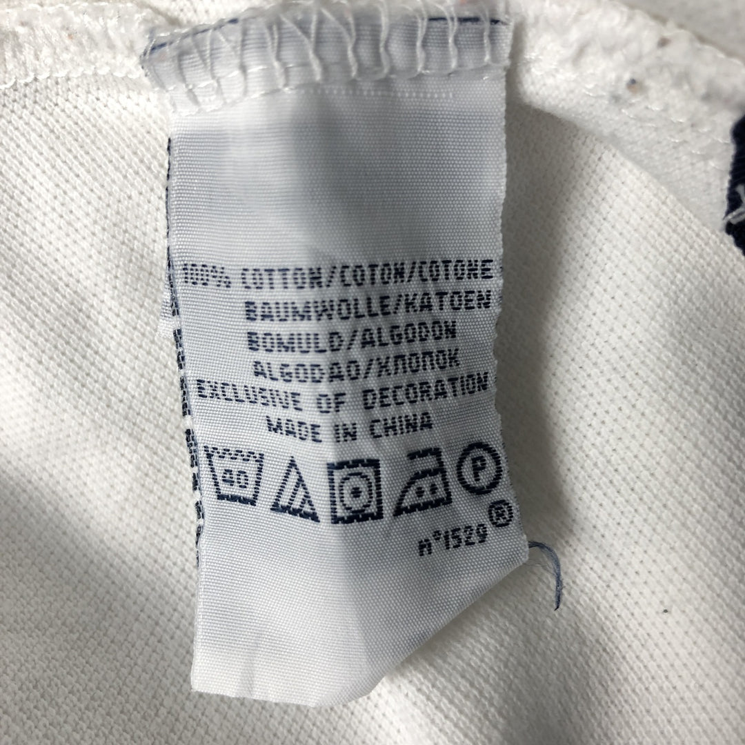 Ralph Lauren POLO by Ralph Lauren long sleeve polo shirt, men's XL size cotton white type Vintage Second Hand