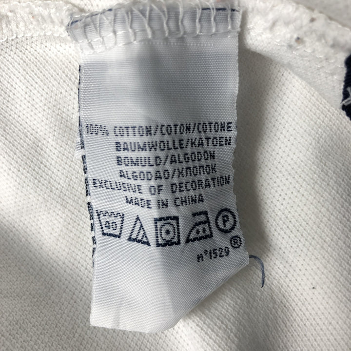 Ralph Lauren POLO by Ralph Lauren long sleeve polo shirt, men's XL size cotton white type Vintage Second Hand