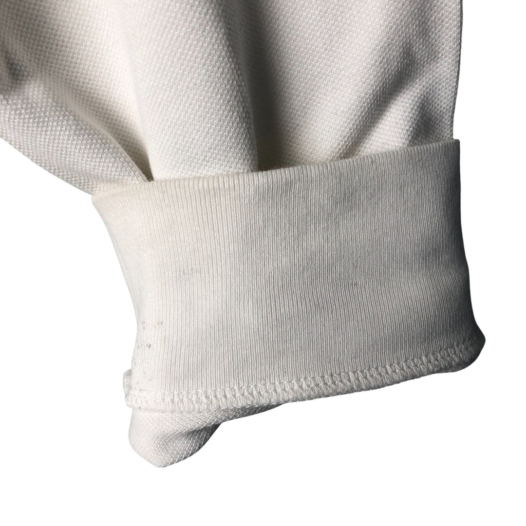 Ralph Lauren POLO by Ralph Lauren long sleeve polo shirt, men's XL size cotton white type Vintage Second Hand