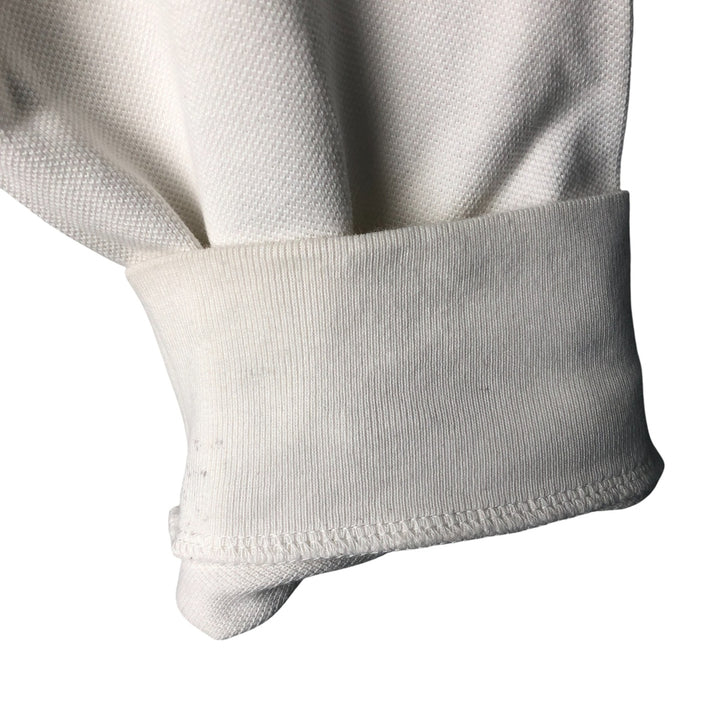 Ralph Lauren POLO by Ralph Lauren long sleeve polo shirt, men's XL size cotton white type Vintage Second Hand