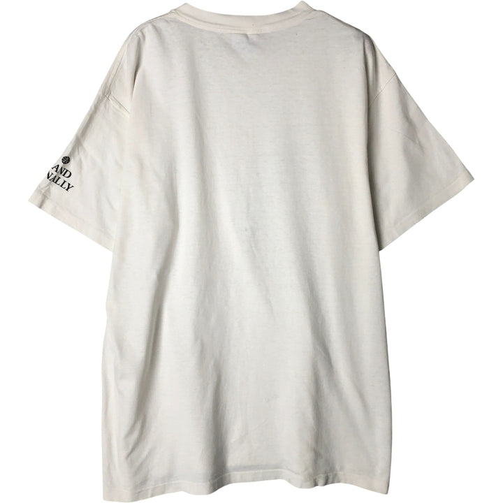 90'S All Sport PROWEIGHT Printed T-Shirt, Made in USA, Men's XL, Vintage cotton white type Vintage Second Hand
