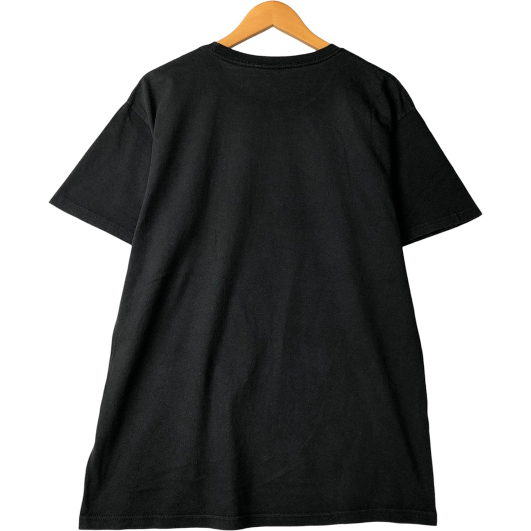 NARUTO SHIPPUDEN Naruto Shippuden Anime Character Print T-Shirt Men's L size cotton black type Vintage Second Hand