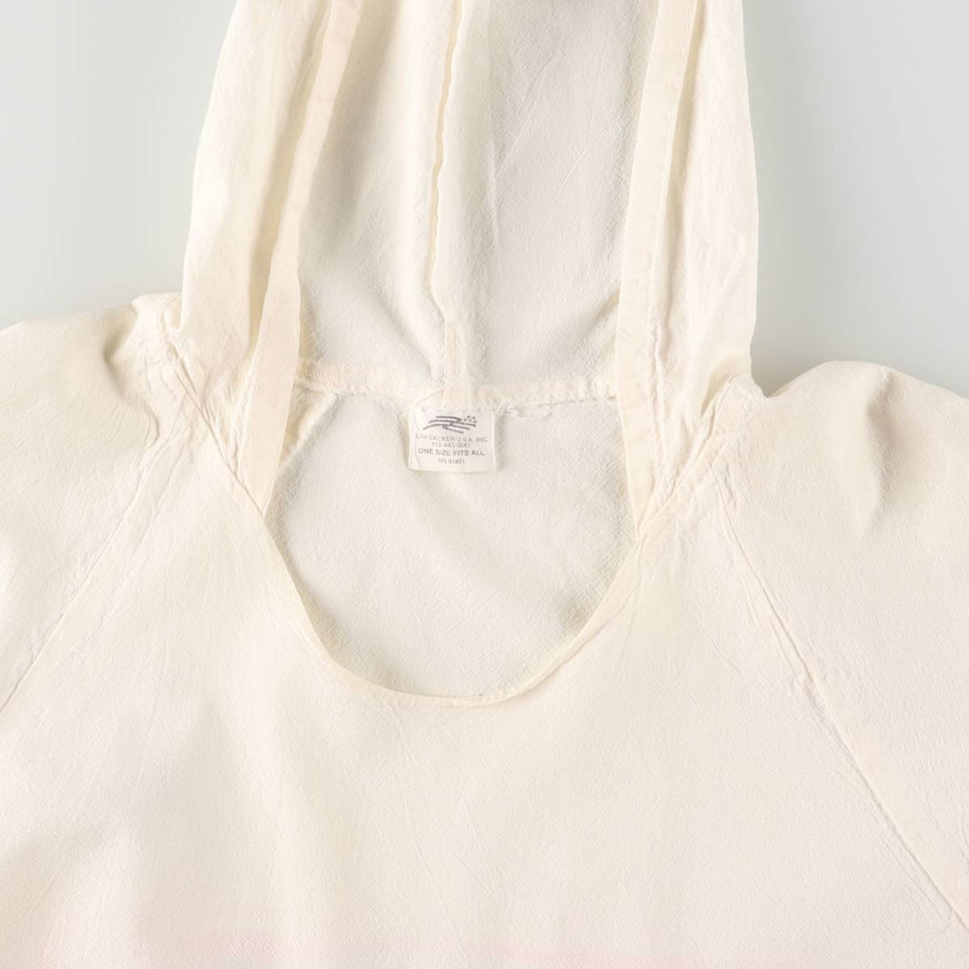 Vintage 90'S sweet sacks Budweiser pullover, three-quarter sleeve cotton hoodie, men's size L cotton white type Vintage Second Hand