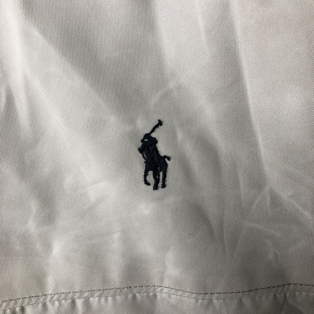 Ralph Lauren POLO by Ralph Lauren padded hoodie/puffer jacket, men's size XL Nylon Beige type Vintage Second Hand