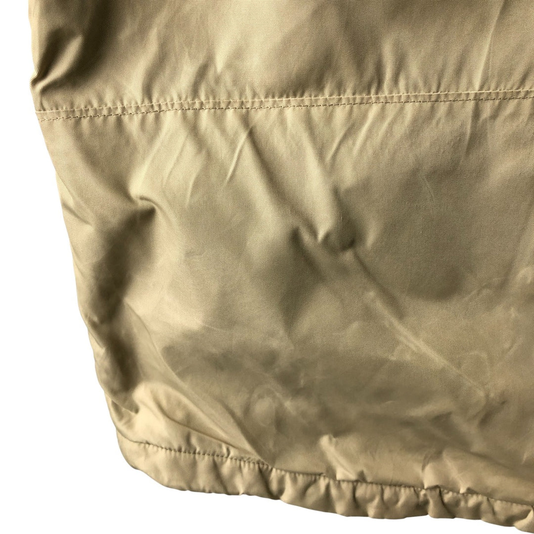 Ralph Lauren POLO by Ralph Lauren padded hoodie/puffer jacket, men's size XL Nylon Beige type Vintage Second Hand