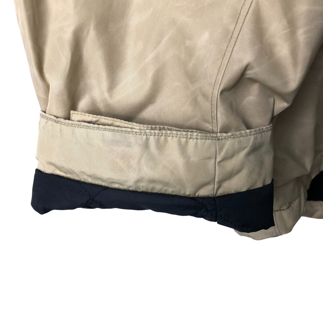 Ralph Lauren POLO by Ralph Lauren padded hoodie/puffer jacket, men's size XL Nylon Beige type Vintage Second Hand