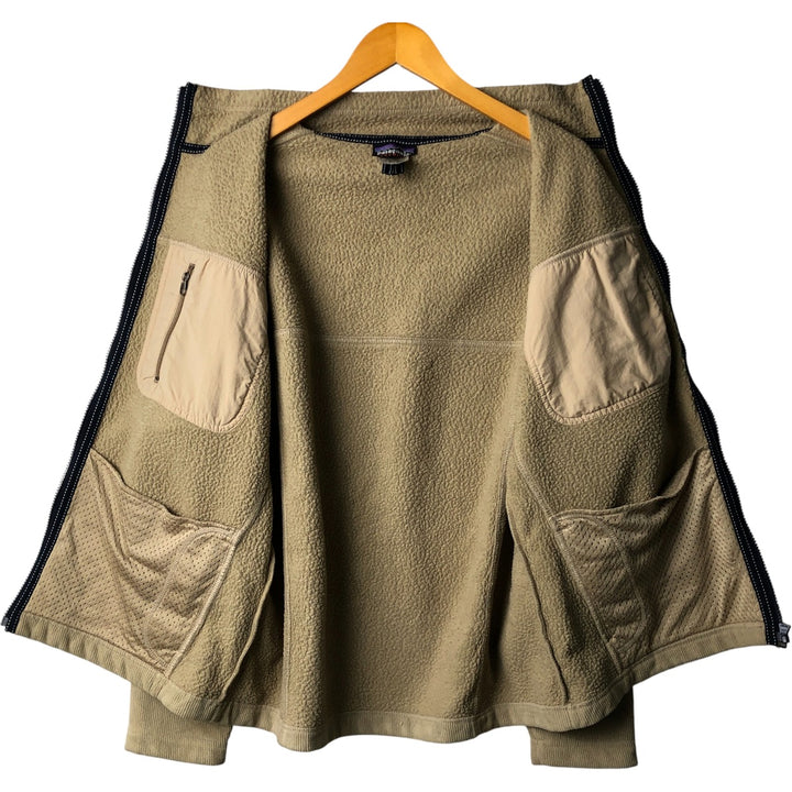 2000'S Patagonia Synchilla Fleece Jacket (25360FA), Men's Size L polyester Beige type Vintage Second Hand