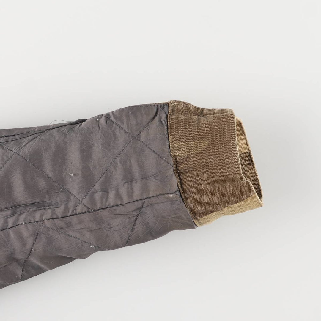 Stussy Camouflage Pattern Military HBT Jacket, Men's Size Medium cotton Khaki type brown Vintage Second Hand