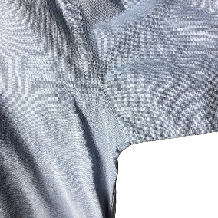 Ralph Lauren YARMOUTH long sleeve button down shirt, men's XXL size cotton Blue type light blue Vintage Second Hand