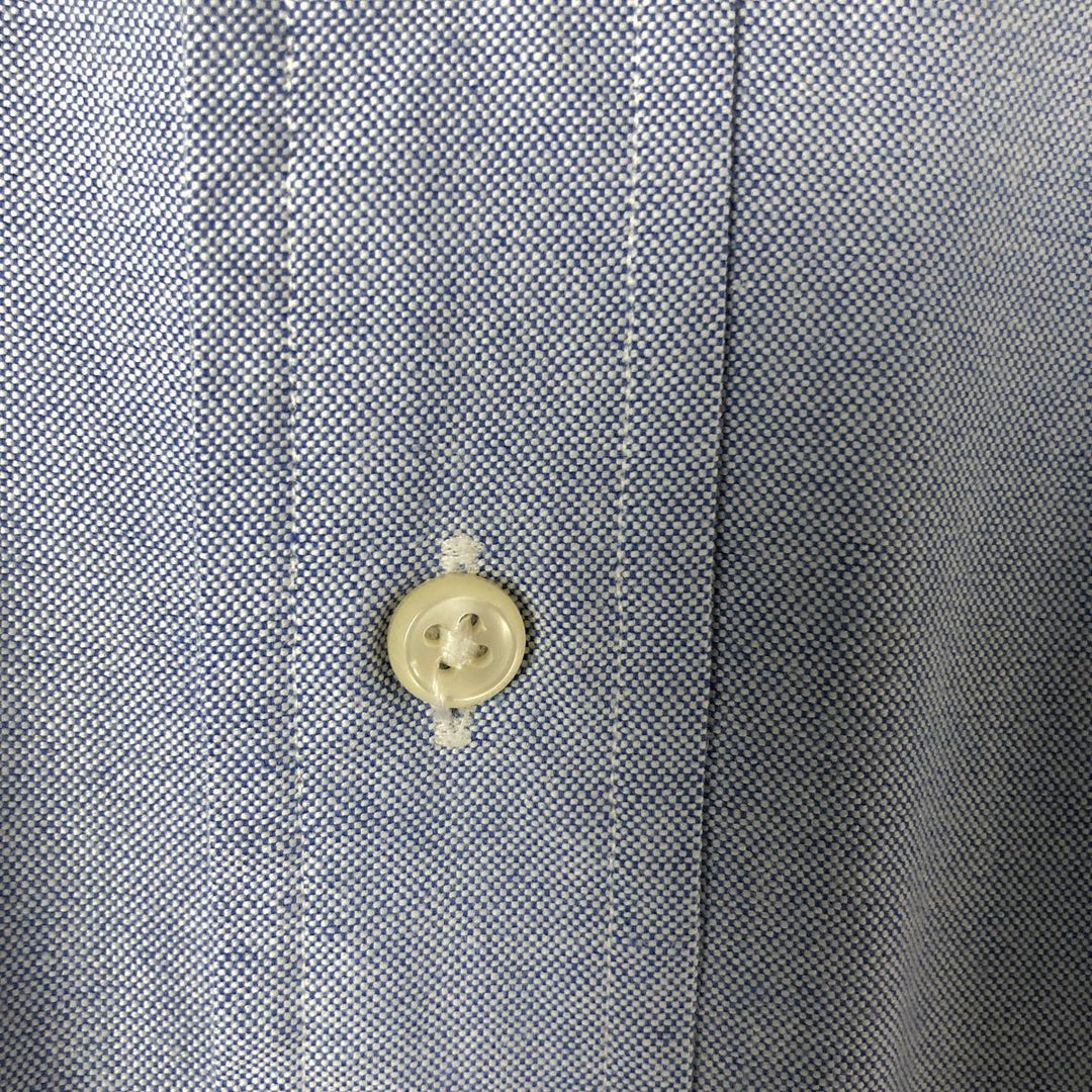 Ralph Lauren YARMOUTH long sleeve button down shirt, men's XL size cotton Blue type light blue Vintage Second Hand