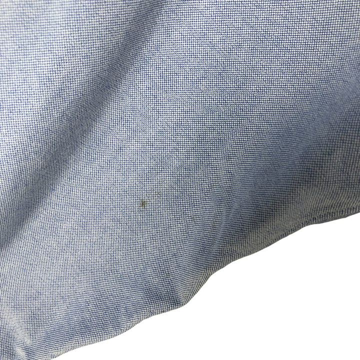 Ralph Lauren YARMOUTH long sleeve button down shirt, men's XL size cotton Blue type light blue Vintage Second Hand
