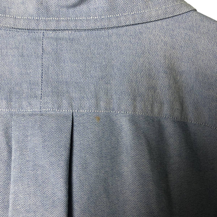 Ralph Lauren YARMOUTH long sleeve button down shirt, men's XL size cotton Blue type light blue Vintage Second Hand