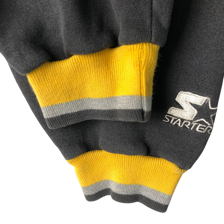 Vintage 90'S Starter NFL Pittsburgh Steelers sweatshirt, men's size XL cotton black type Vintage Second Hand