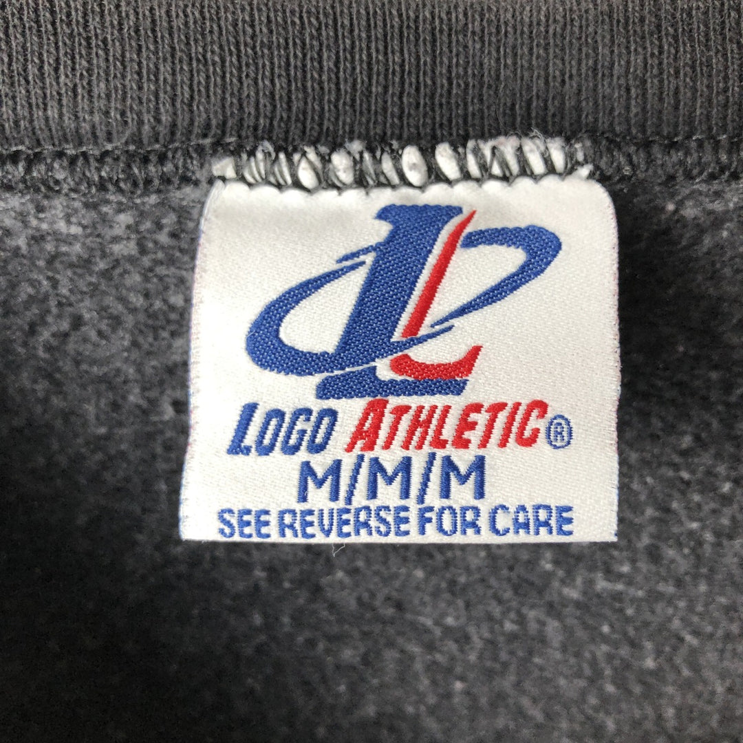 Vintage 90'S Logo Athletic NHL Philadelphia Flyers Sweatshirt, Made in USA, Men's Size Medium cotton black type Vintage Second Hand
