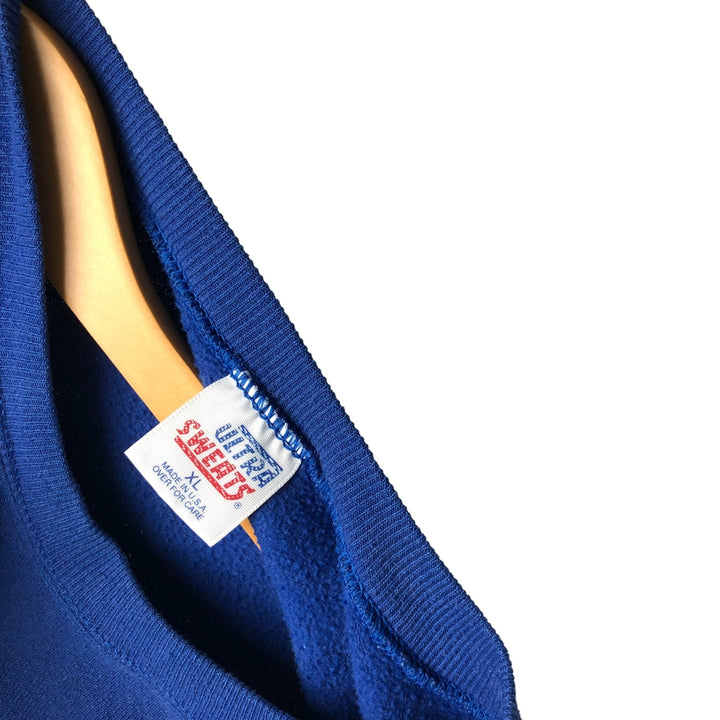 Vintage 90'S ULTRA SWEATS NFL Detroit Lions Print Sweatshirt, Made in USA, Men's Size XL polyester blue type Vintage Second Hand