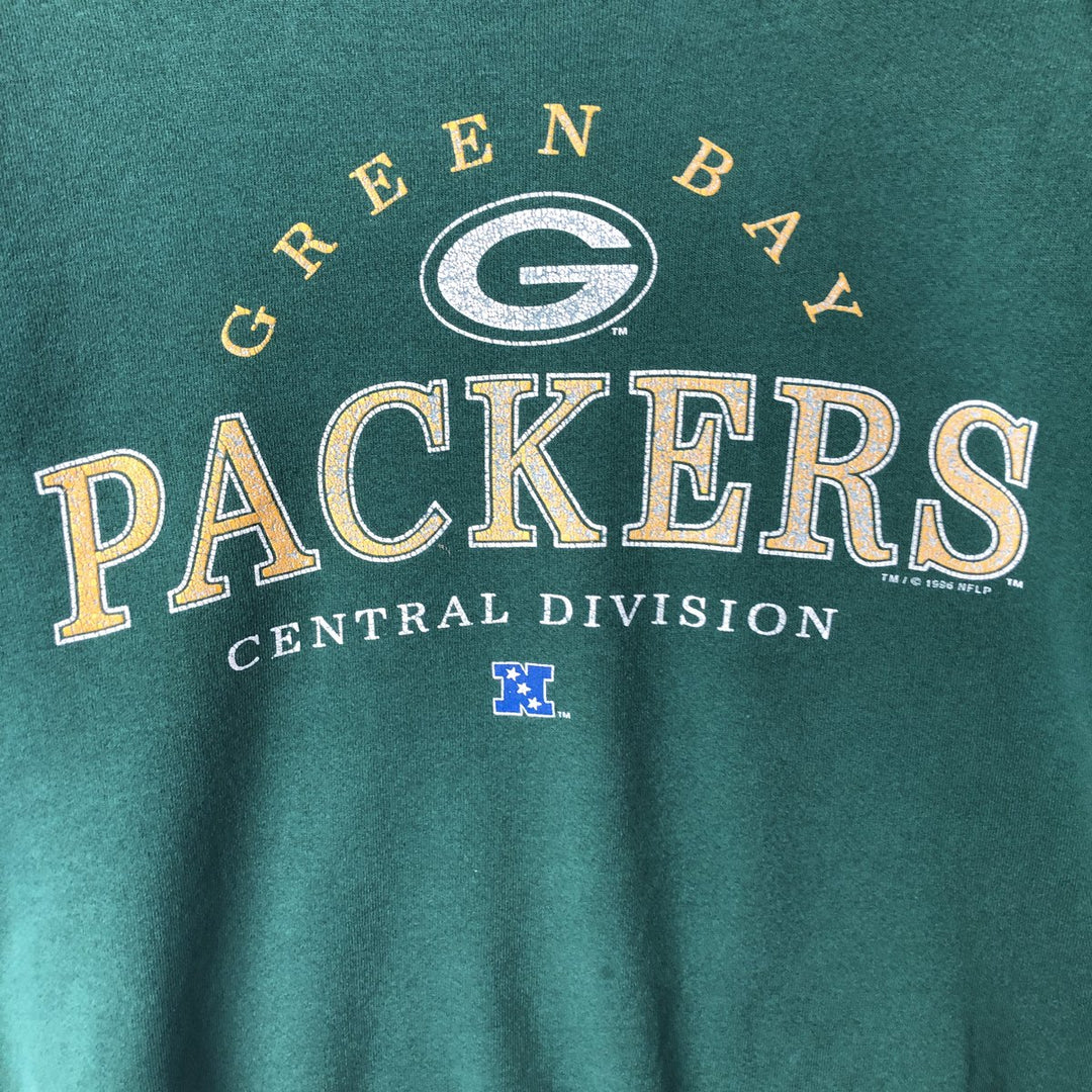 Vintage 1990'S GALT SAND NFL Green Bay Packers Print Sweatshirt, Men's Size XL cotton green type Vintage Second Hand
