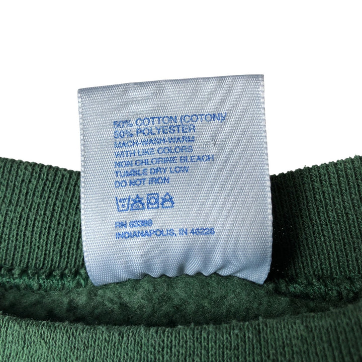 Vintage 90'S NFL Green Bay Packers Logo 7 Heavyweight Sweatshirt, Made in USA, Men's Size XL cotton Green type dark green Vintage Second Hand