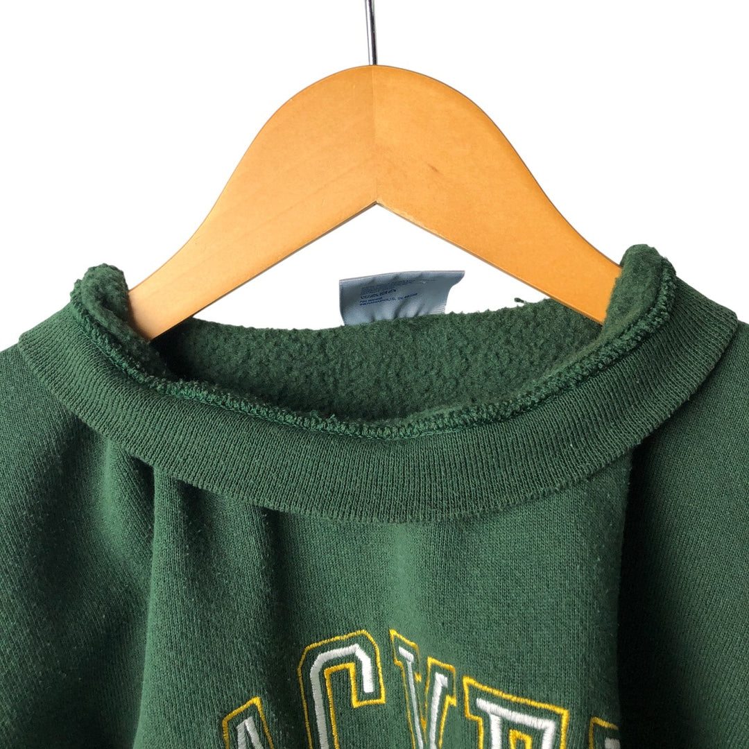 Vintage 90'S NFL Green Bay Packers Logo 7 Heavyweight Sweatshirt, Made in USA, Men's Size XL cotton Green type dark green Vintage Second Hand