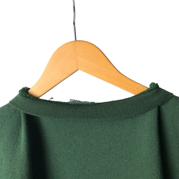 Vintage 90'S NFL Green Bay Packers Logo 7 Heavyweight Sweatshirt, Made in USA, Men's Size XL cotton Green type dark green Vintage Second Hand
