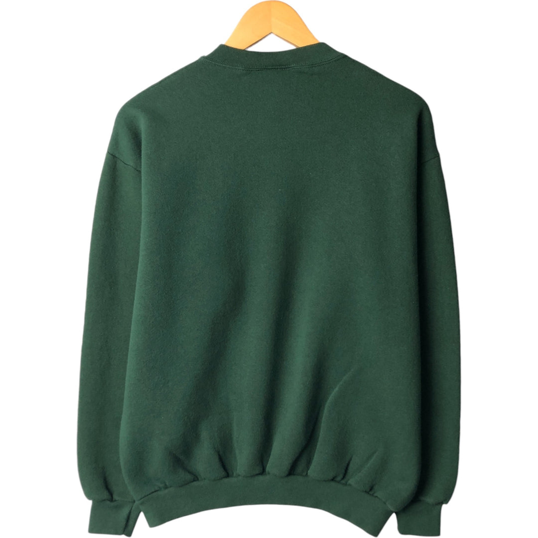 Vintage 80s-90'S NFL Green Bay Packers Logo 7 Heavyweight Sweatshirt, Men's Size Medium cotton Green type dark green Vintage Second Hand