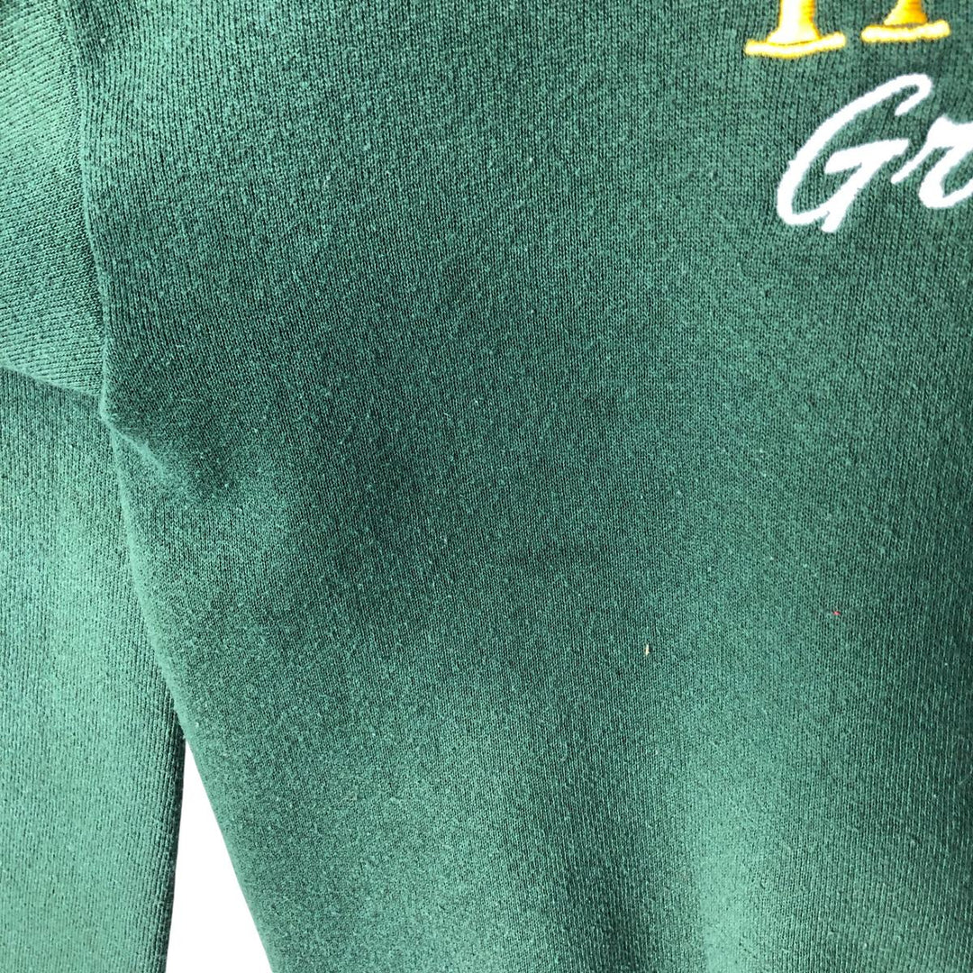 Vintage 80s-90'S NFL Green Bay Packers Logo 7 Heavyweight Sweatshirt, Men's Size Medium cotton Green type dark green Vintage Second Hand