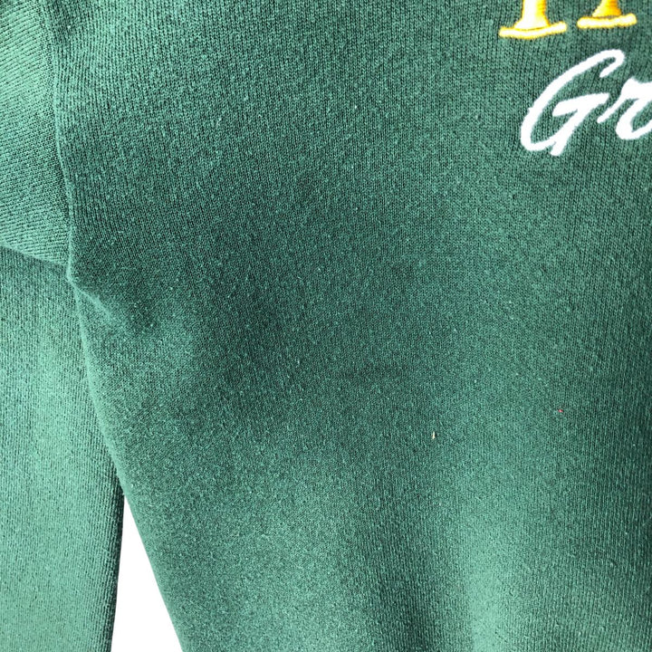 Vintage 80s-90'S NFL Green Bay Packers Logo 7 Heavyweight Sweatshirt, Men's Size Medium cotton Green type dark green Vintage Second Hand
