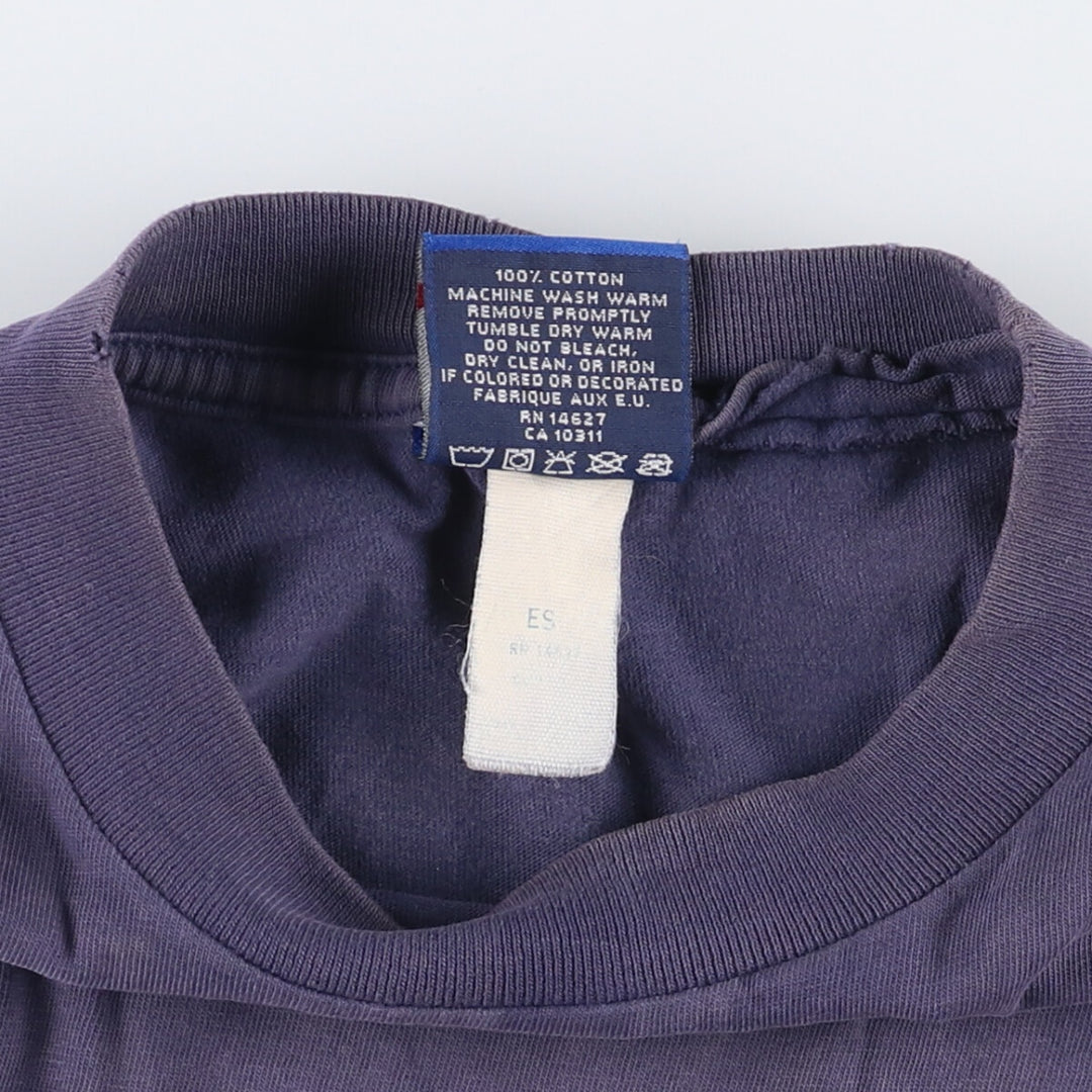 Vintage 90'S Umbro logo print T-shirt, Made in USA, Men's Size L cotton navy blue type Vintage Second Hand