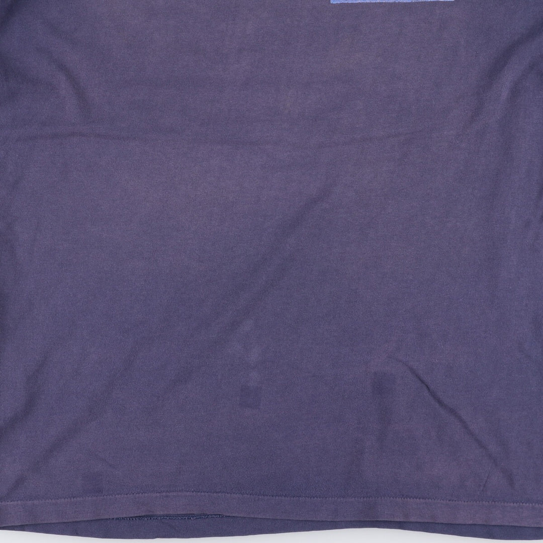 Vintage 90'S Umbro logo print T-shirt, Made in USA, Men's Size L cotton navy blue type Vintage Second Hand