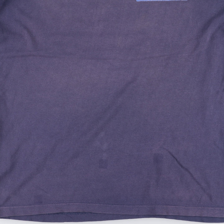 Vintage 90'S Umbro logo print T-shirt, Made in USA, Men's Size L cotton navy blue type Vintage Second Hand