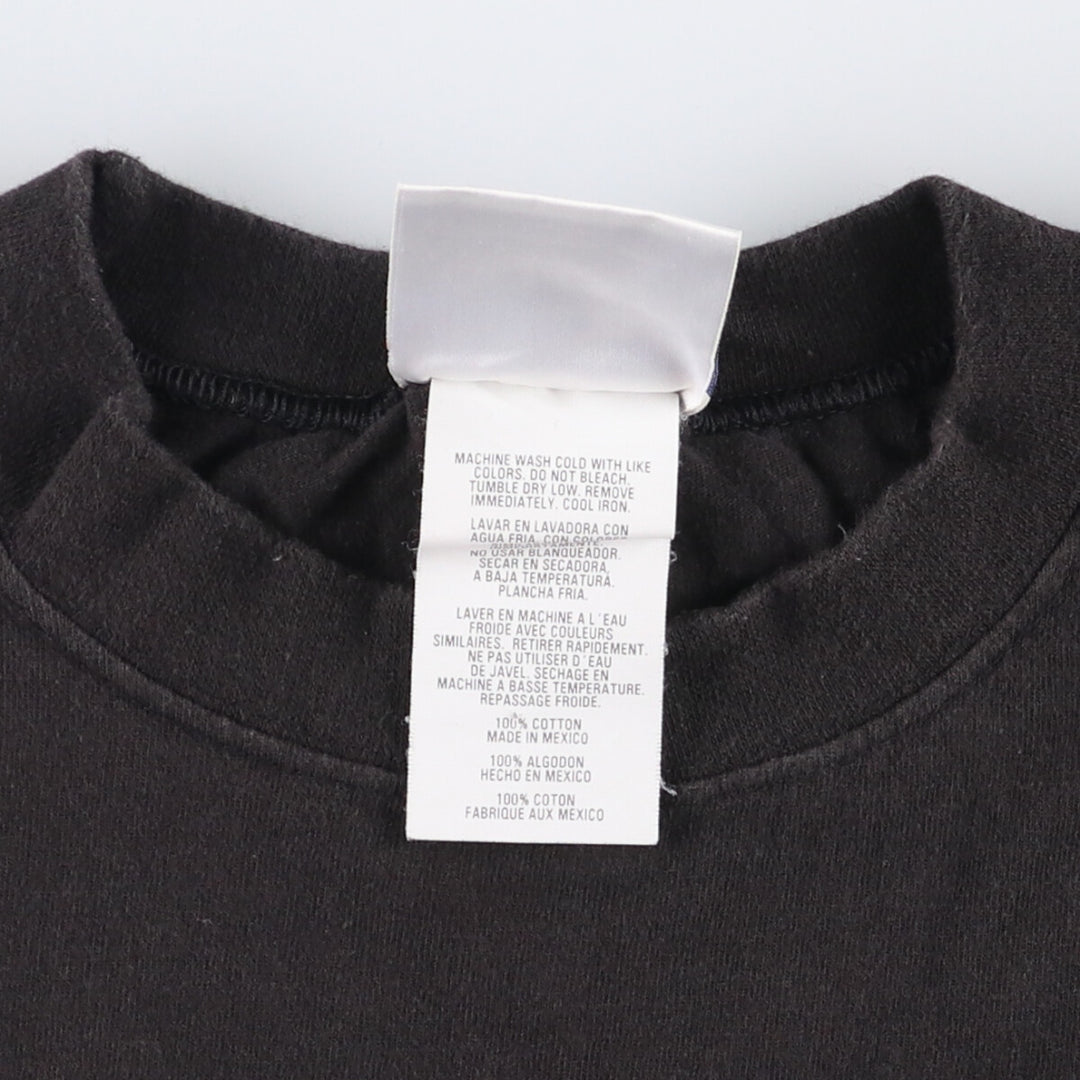 Vintage 90'S Adidas logo T-shirt, size L, men's cotton black type Vintage Second Hand