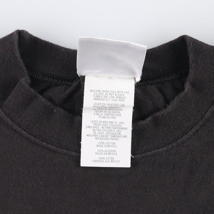 Vintage 90'S Adidas logo T-shirt, size L, men's cotton black type Vintage Second Hand