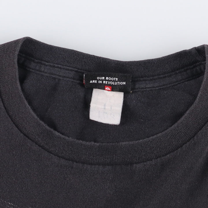Quiksilver Sports Print T-Shirt, Men's XXL unclear black type Vintage Second Hand
