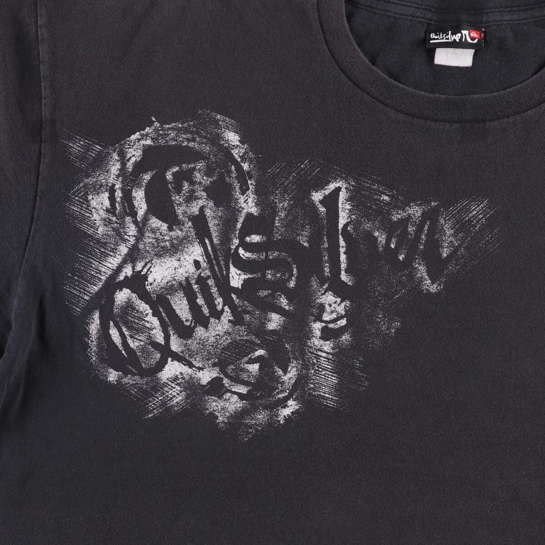 Quiksilver Sports Print T-Shirt, Men's XXL unclear black type Vintage Second Hand