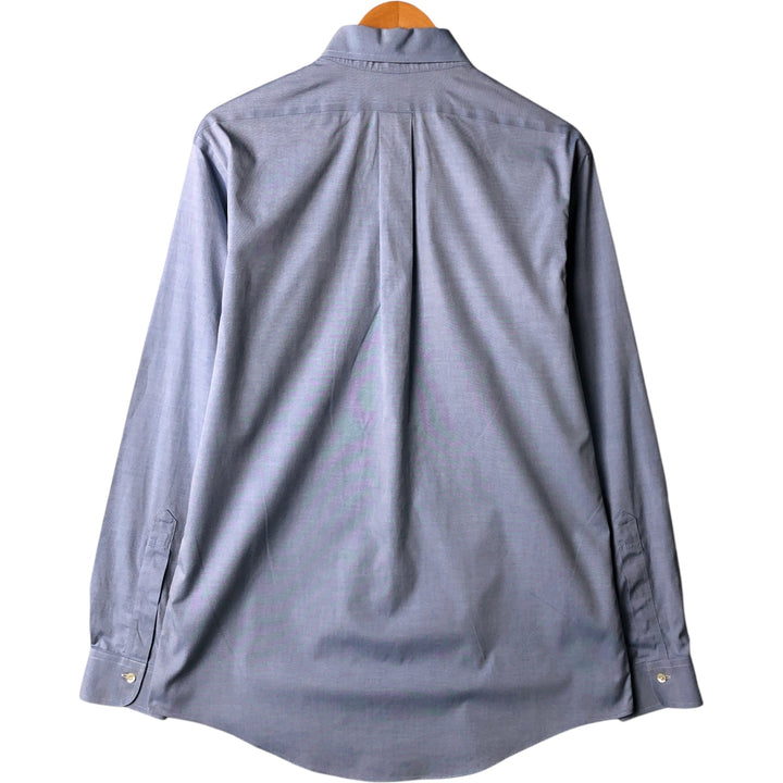 Brooks Brothers Est.1818 Long Sleeve Button-Down Shirt, Men's Size L cotton Blue type light blue Vintage Second Hand