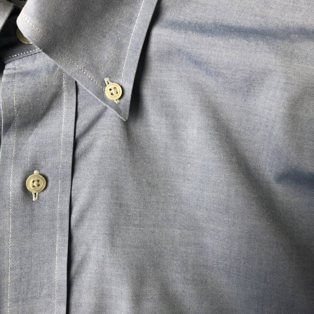 Brooks Brothers Est.1818 Long Sleeve Button-Down Shirt, Men's Size L cotton Blue type light blue Vintage Second Hand
