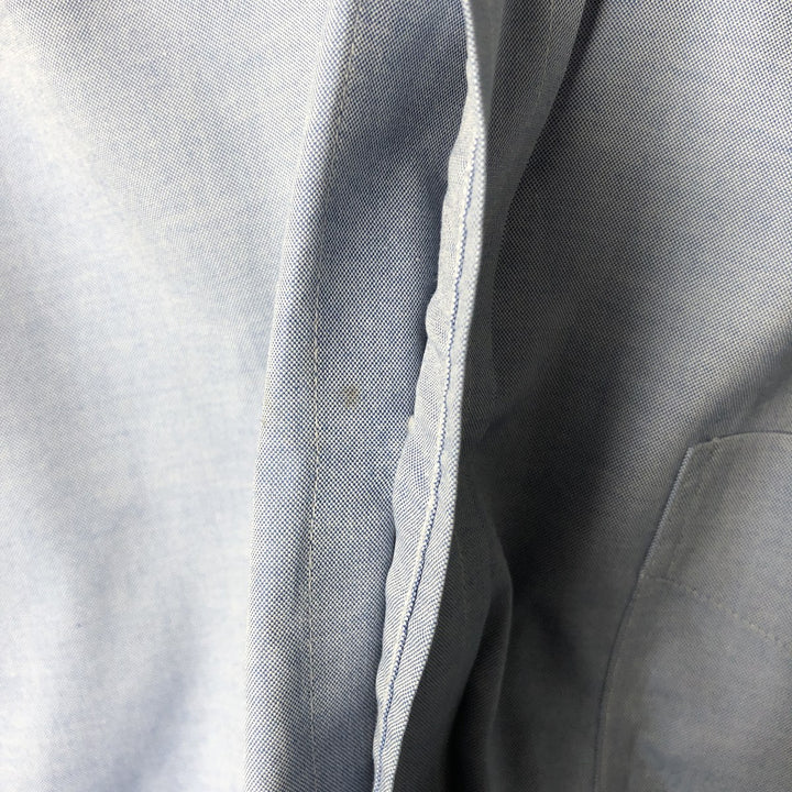 Brooks Brothers Est.1818 Long Sleeve Button-Down Shirt, Men's Size L cotton Blue type light blue Vintage Second Hand