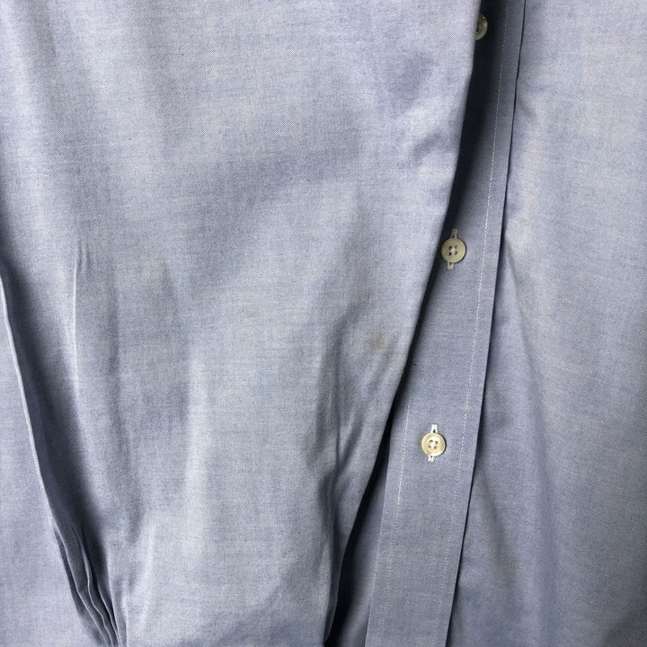 Brooks Brothers Est.1818 Long Sleeve Button-Down Shirt, Men's Size L cotton Blue type light blue Vintage Second Hand