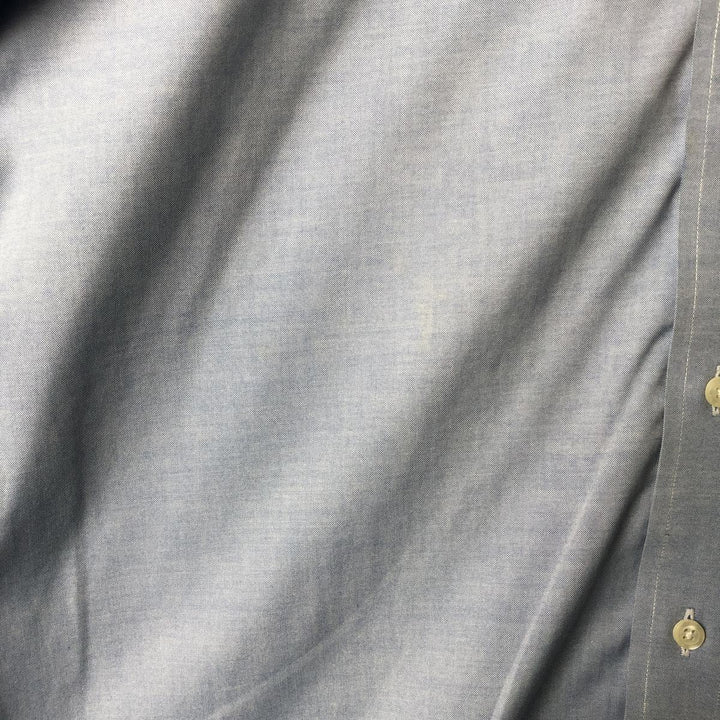 Brooks Brothers Est.1818 Long Sleeve Button-Down Shirt, Men's Size L cotton Blue type light blue Vintage Second Hand