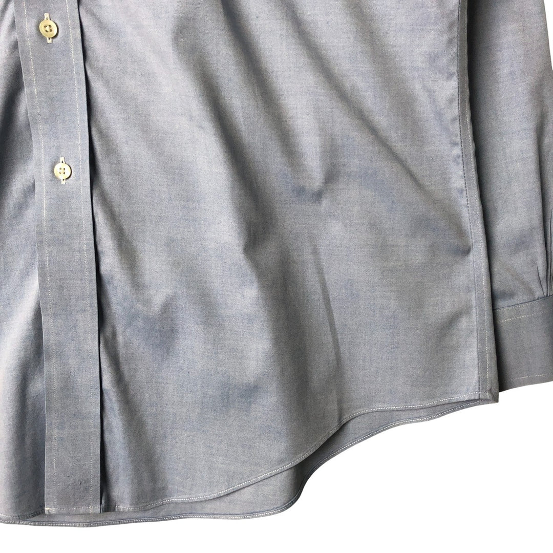 Brooks Brothers Est.1818 Long Sleeve Button-Down Shirt, Men's Size L cotton Blue type light blue Vintage Second Hand