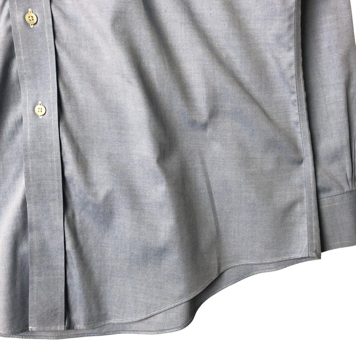 Brooks Brothers Est.1818 Long Sleeve Button-Down Shirt, Men's Size L cotton Blue type light blue Vintage Second Hand