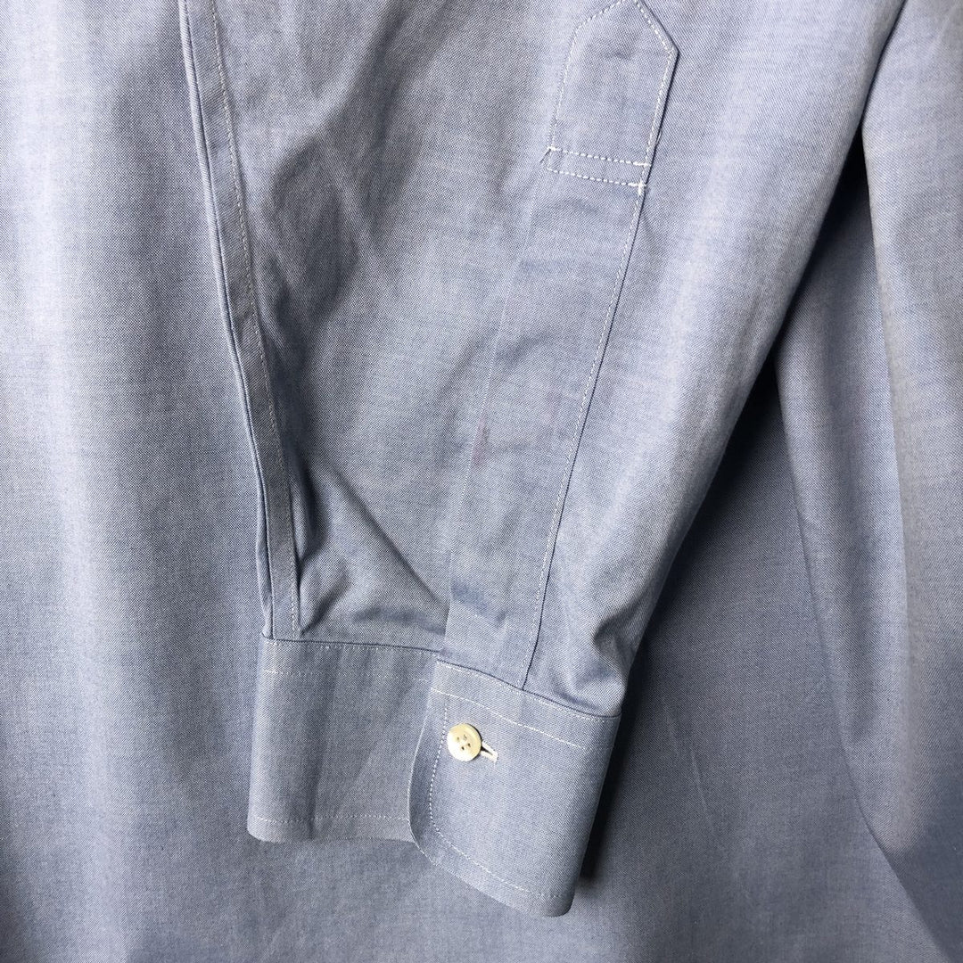 Brooks Brothers Est.1818 Long Sleeve Button-Down Shirt, Men's Size L cotton Blue type light blue Vintage Second Hand