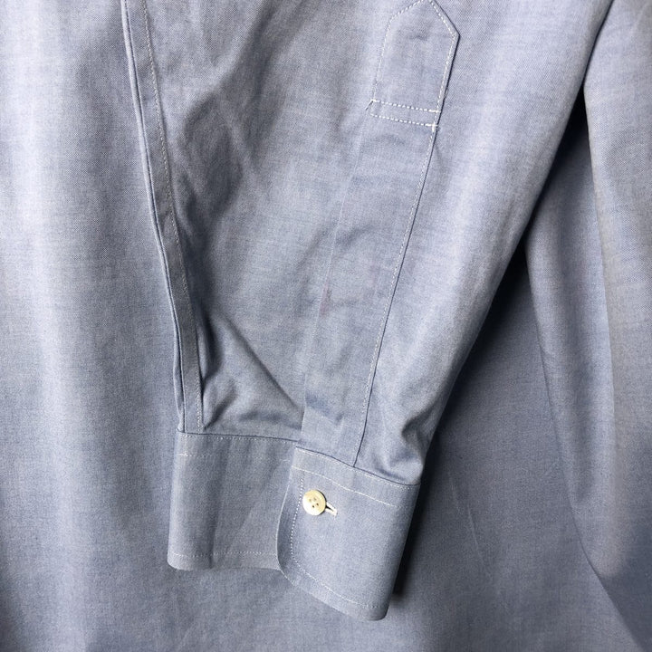 Brooks Brothers Est.1818 Long Sleeve Button-Down Shirt, Men's Size L cotton Blue type light blue Vintage Second Hand