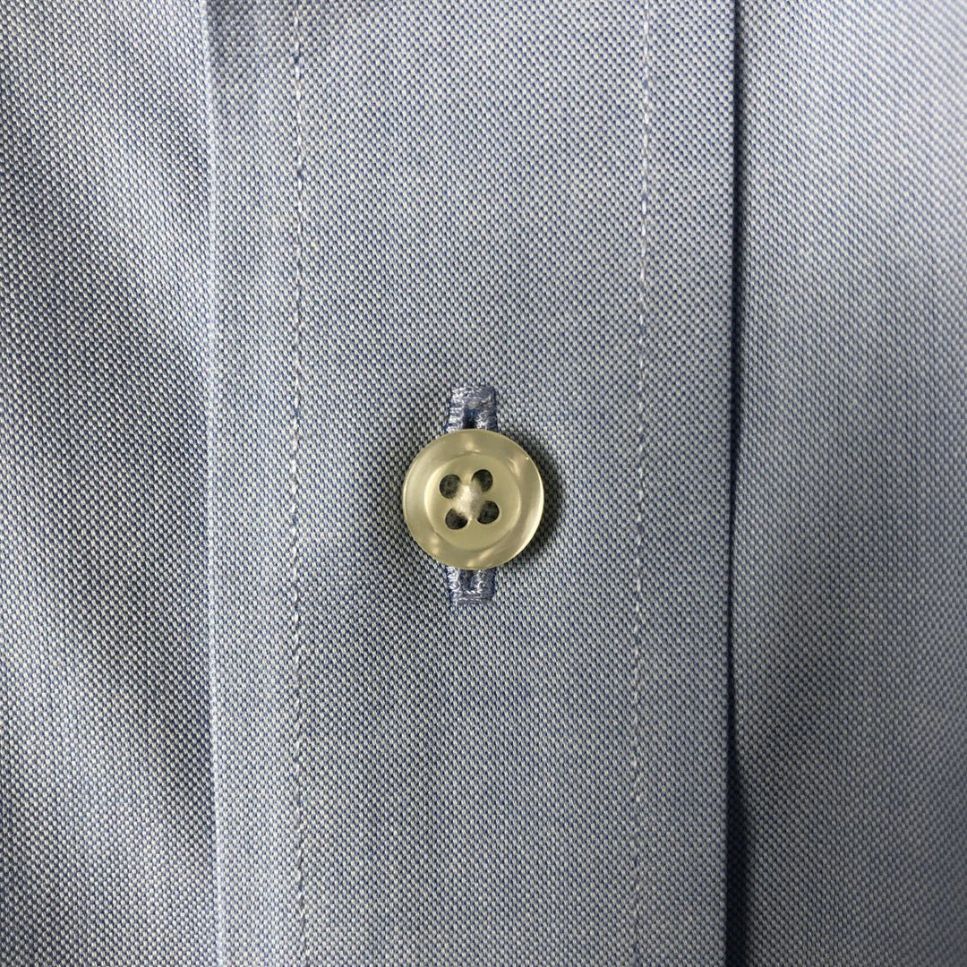 Brooks Brothers 346 REGULAR FIT long sleeve cotton shirt, men's size L cotton Blue type light blue Vintage Second Hand