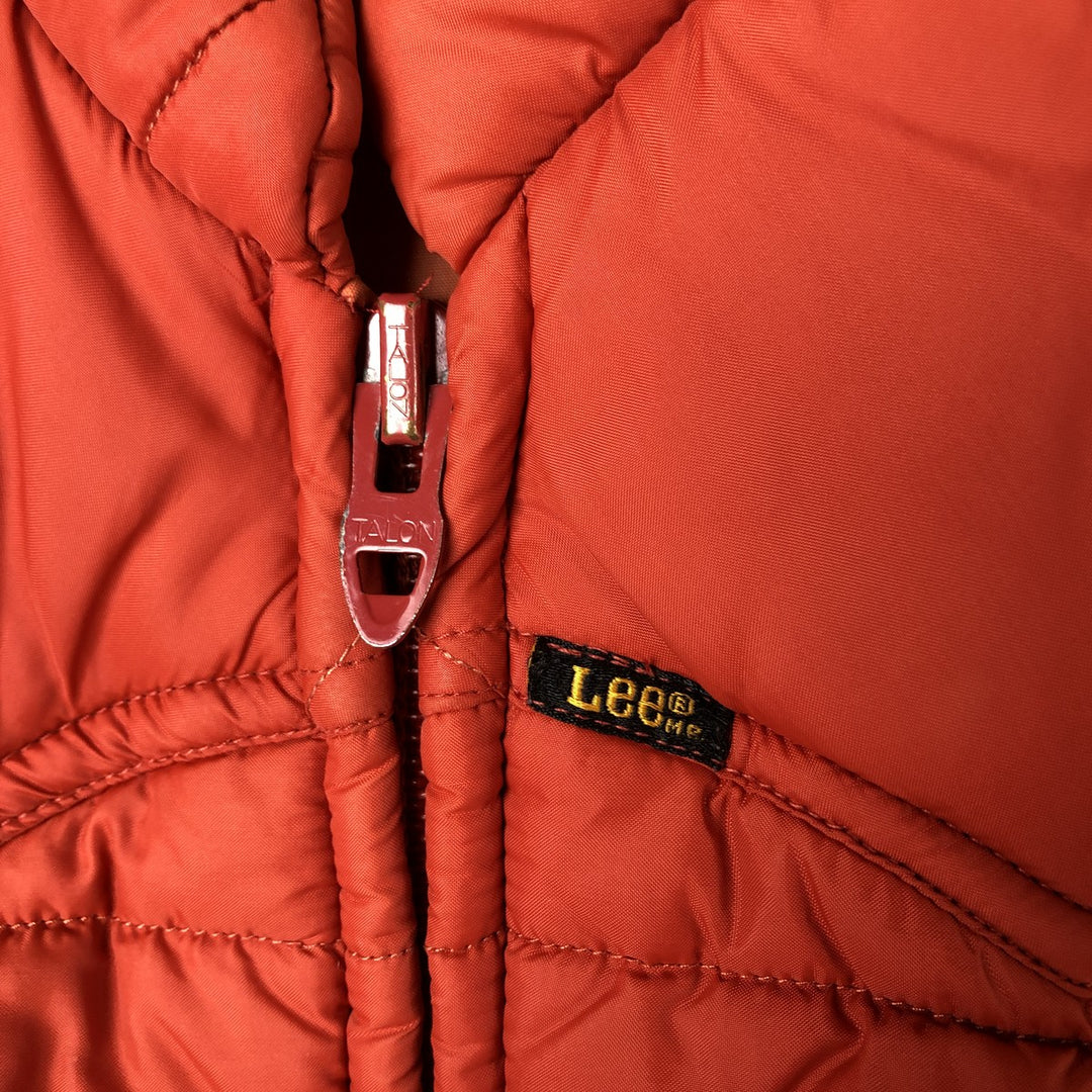 Vintage 1980'S Lee padded vest, size M, men's unclear orange type Vintage Second Hand