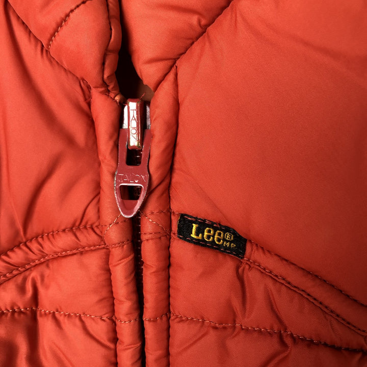 Vintage 1980'S Lee padded vest, size M, men's unclear orange type Vintage Second Hand