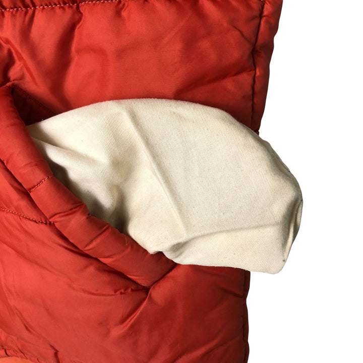 Vintage 1980'S Lee padded vest, size M, men's unclear orange type Vintage Second Hand